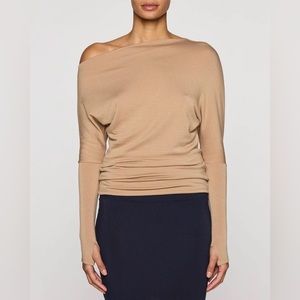 Bleusalt Cindy Top Size 3 (10-12/L) in Camel NWOT
